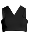 L*space Women's Parker Convertible Bikini Top In Black