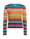 Akris Punto Women's Horizontal Stripe Knit Sweater In Neutral