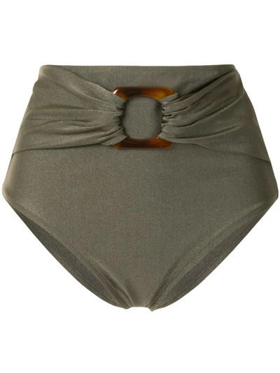 Patbo High-rise Bikini Bottoms In Green