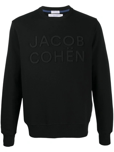 Jacob Cohen Logo-patch Sweatshirt In Black