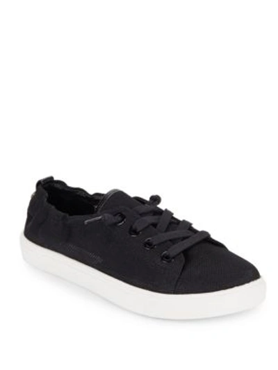 Steve Madden Jane Glittered Lace-up Sneakers In Nocolor