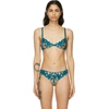 Fleur Du Mal Lily Velvet And Satin-trimmed Embroidered Stretch-tulle Underwired Bra In Deep Teal