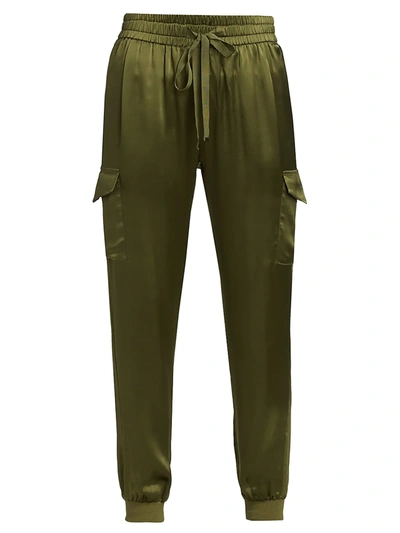 Cami Nyc Women's Elsie Silk Joggers In Moss