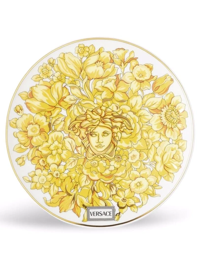 Versace Medusa Rhapsody Porcelain Bread & Butter Plate In Weiss