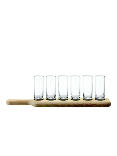 Lsa Seven-piece Shot Glasses And Paddle Set