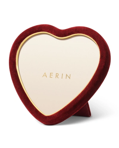Aerin Valentina Velvet Heart Picture Frame