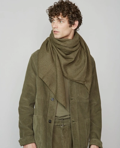 Officine Generale Scarf In Olive