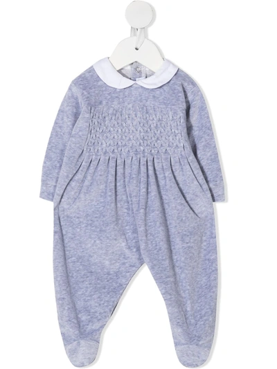 Siola Babies' Diamond Knit Pattern Pyjamas In Grey