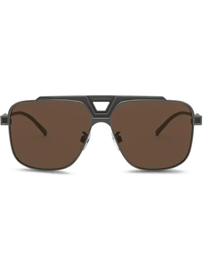 Dolce & Gabbana Miami Sunglasses In Brown