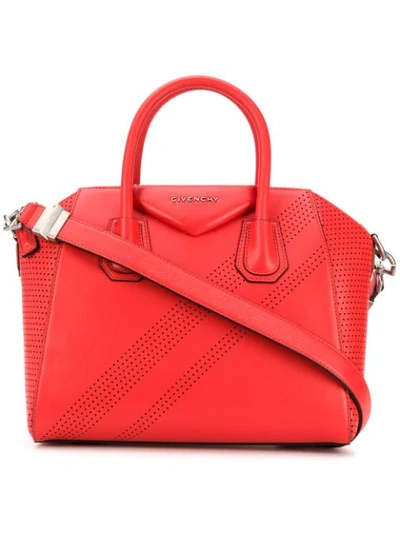 Givenchy Antigona Tote Bag In Red