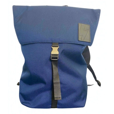 Pre-owned Neil Barrett Blue Cloth Bag