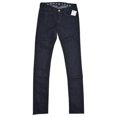 Pre-owned Earnest Sewn Slim Jeans In Blue