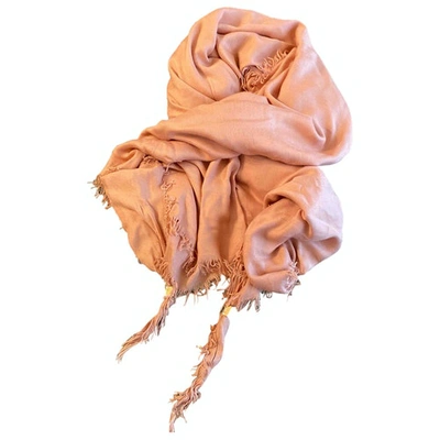 Pre-owned Elisabetta Franchi Scarf In Pink