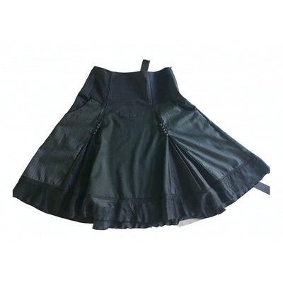 Pre-owned Jean Paul Gaultier Anthracite Skirt