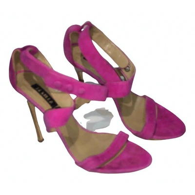 Pre-owned Le Silla Heels In Pink