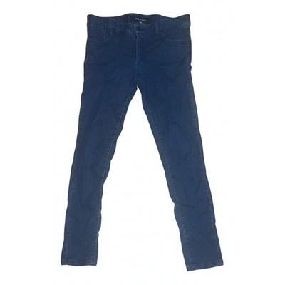 Pre-owned Gerard Darel Trousers In Blue