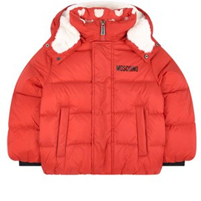 Moschino Babies'  Red Down Padded Jacket