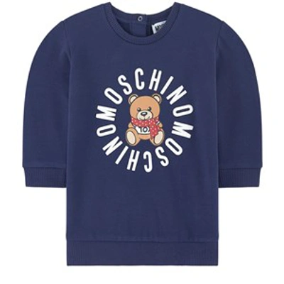 Moschino Babies'  Blue Printed Jumper