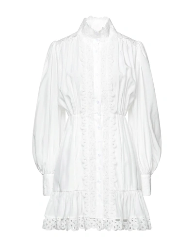 Jovonna London Leone Viscose Dress In White