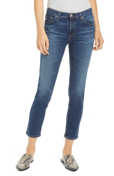 Ag Prima Mid Rise Distressed Crop Cigarette Jeans In 7 Years Timeless
