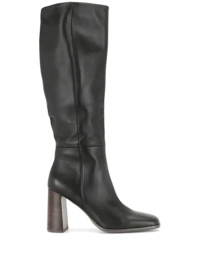 Senso Zandar Knee-high Boots In Black