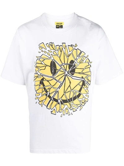Chinatown Market Smiley Glass T-shirt 1990008 In White