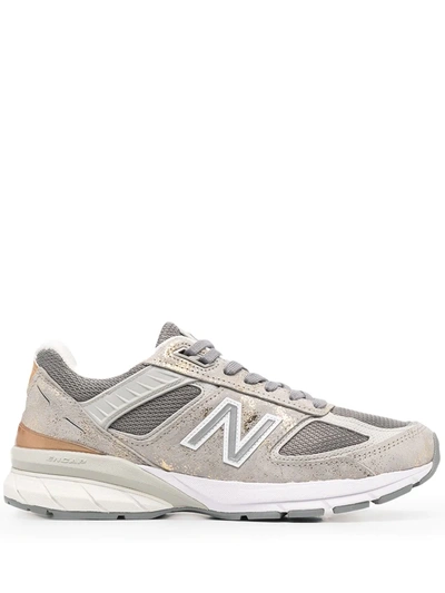 New Balance 990 Low-top Sneakers In Gold ,grey ModeSens