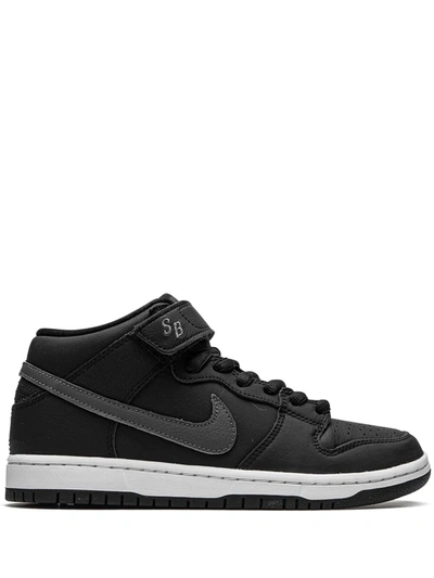 Nike Sb Dunk Mid Pro Iso Sneakers In Black