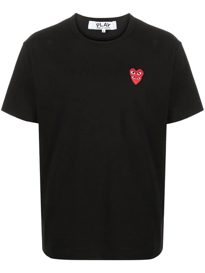 Comme Des Garçons Shirt Chest Logo T-shirt In Black