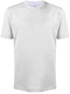 Brunello Cucinelli Cotton Blend Silk T-shirt In Grey