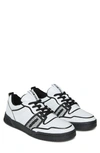 Bikkembergs Men's Scoby Lace Up Low Top Sneakers In White/ Black