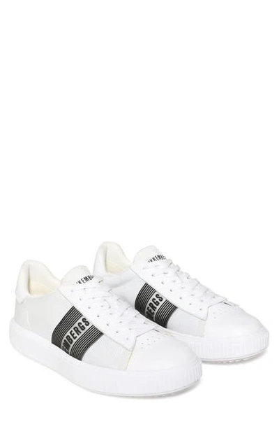 Bikkembergs Men's Cesan Lace Up Low Top Sneakers In White