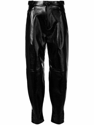 Givenchy Women's Black Leather Pants