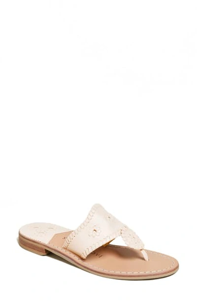 Jack Rogers Jacks Flip Flop In Blush Leather