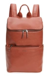 Matt & Nat 'brave' Faux Leather Backpack In Chai