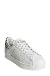 Adidas Originals Superstar Bold Platform Sneaker In White Tint/ Off White/ Black