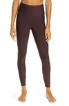 Alo Yoga Airlift High Waist 7/8 Leggings In Oxblood