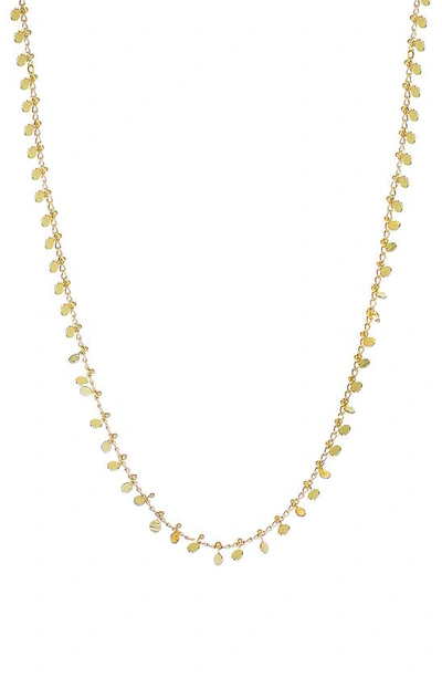 Panacea Bead Necklace In Gold