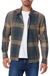 Paige Everett Plaid Flannel Button-up Shirt In Pine Mountain