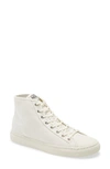 Nothing New High Top Sneaker In Off White Canvas