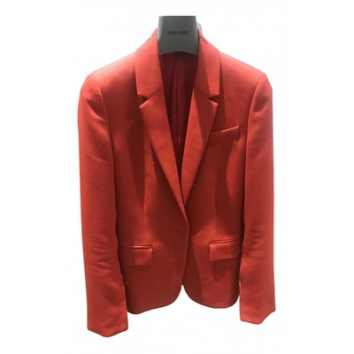 Pre-owned Givenchy Red Cotton Jacket