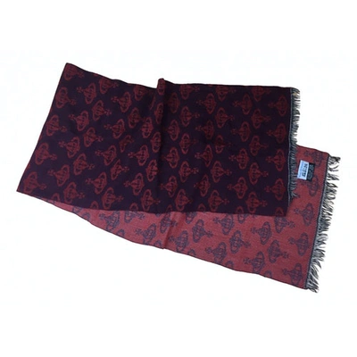 Pre-owned Vivienne Westwood Scarf & Pocket Square In Red