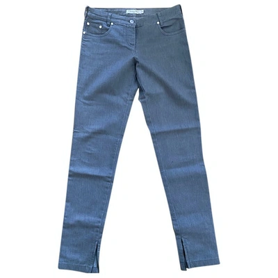 Pre-owned Dior Grey Denim - Jeans Jeans