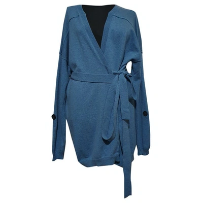 Pre-owned Malo Cashmere Cardigan In Blue