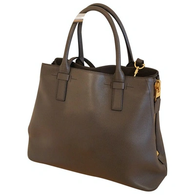 Pre-owned Tom Ford Jennifer Grey Leather Handbag