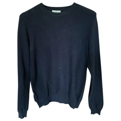 Pre-owned Sandro Blue Cotton Knitwear & Sweatshirts