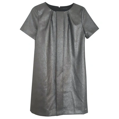 Pre-owned Tommy Hilfiger Mini Dress In Grey