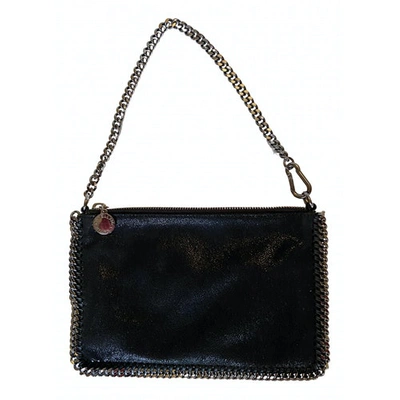Pre-owned Stella Mccartney Falabella Black Cloth Clutch Bag