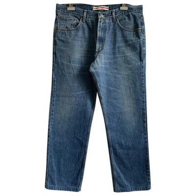 Pre-owned Carrera Blue Cotton Jeans