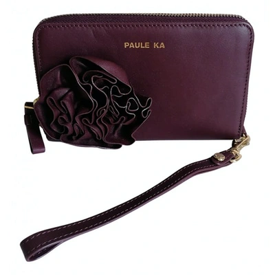 Pre-owned Paule Ka Leather Purse In Other
